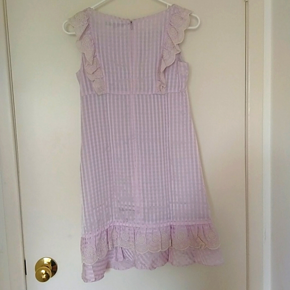 Prideglide ruffle sleeve dress in lilac, size 38 - Picture 2 of 3